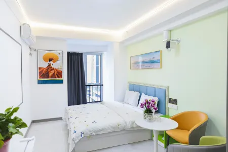 Yueyue Smart Apartment (Linyi China Resources Vientiane Hui Branch) Отели рядом с Аэропорт Линьи