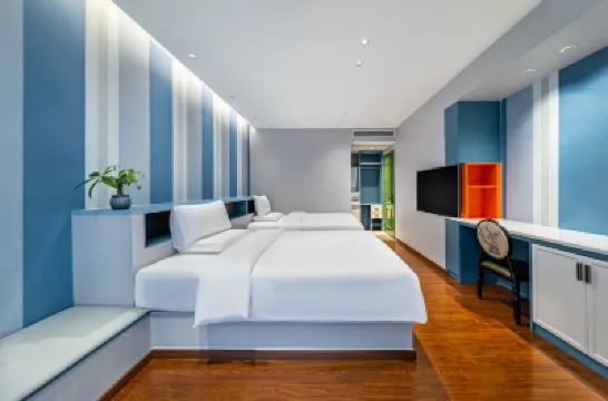 易八源心美宿（珠海横琴長隆ツーリストリゾート横琴創新方） 珠海横琴国家地理探検家中心周辺のホテル