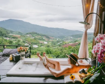 バーンロムナーオ メーリムのホテル