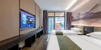 Dezhen Meidu Hotel (Zhengding Ancient City) - Room Met 2 Bedden Met Uitzicht Op De Binnenplaats