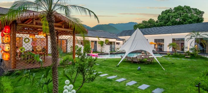 Manye Leisure House · Private Hot Spring Vacation Stay (OMG Heartbeat Paradise Store) Hotéis em Condado de Tonglu