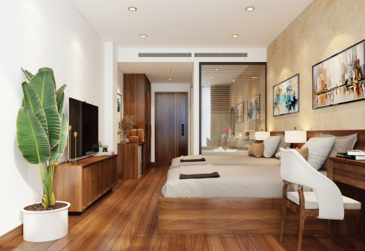 호텔 수영장 전경