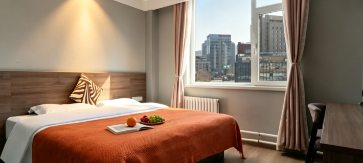 New Journey Hotel (Wave to the sea Harbor·WEGO Plaza Branch) Hotels in Weihai