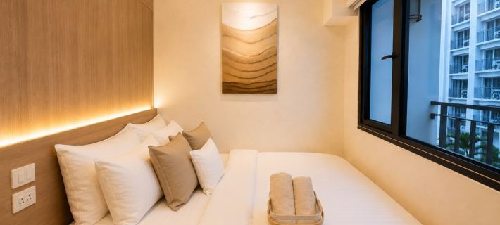 Cozy 1BR Pool View w/ Netflix | Shore 2 Pasay Near Mall of Asia 帕賽市住宿飯店