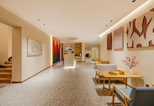 황산 숙소 야경