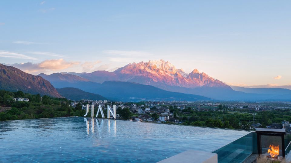 The luxury resort hotel
