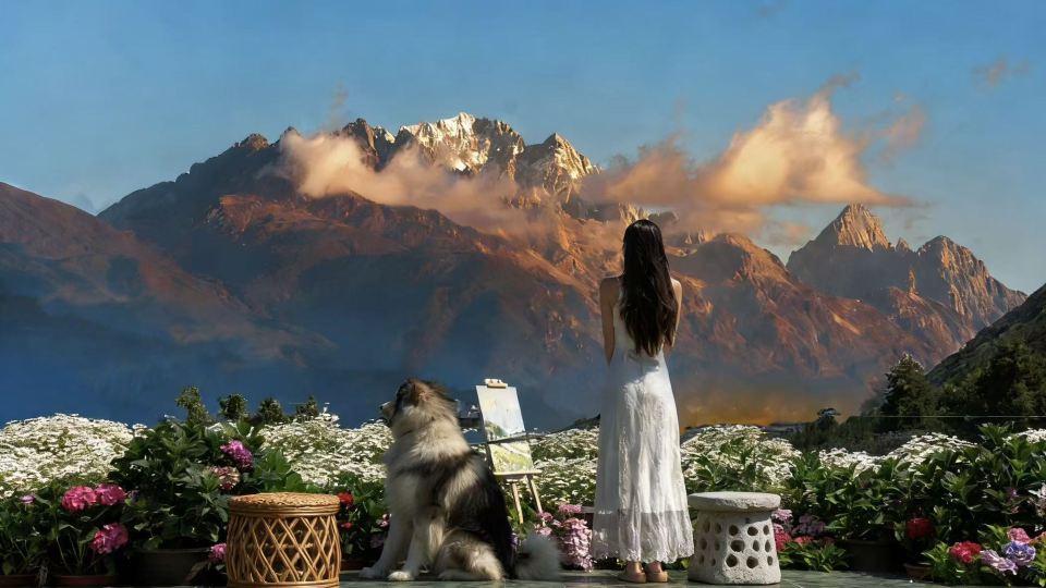 Lijiang Ancient City Hitone Sky Garden Snow Mountain Viewing Resort