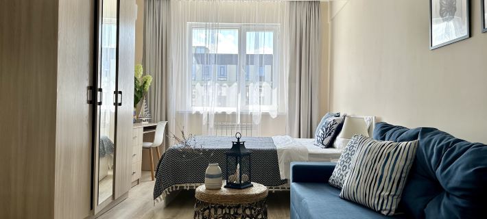 CANCUN apartment with big screen in the center of Almaty Almatı otelleri