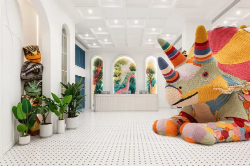 Heyuan Chunmuyuan Small Town · Dinosaur Hot Spring Hotel - Kuumat lähteet