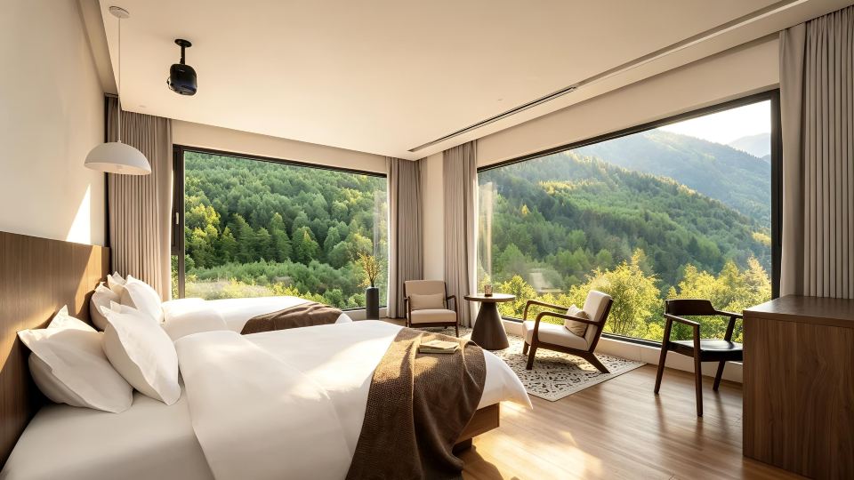 Ten miles of mountains and rivers light luxury B&B (Siguniang Mountain)