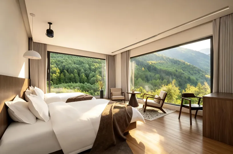 Ten miles of mountains and rivers light luxury B&B (Siguniang Mountain)