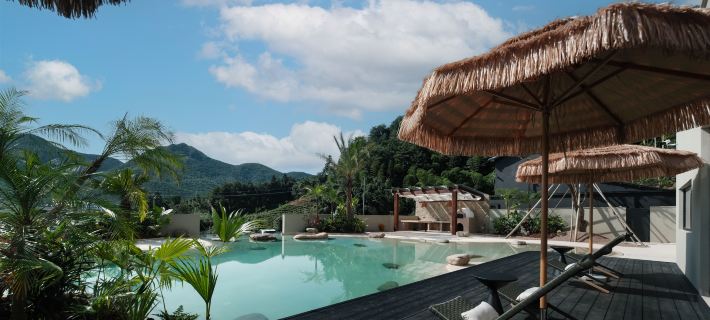 Hillsea Mystic Beach Swimming Pool Vacation Boutique Stay Hotels in Anji