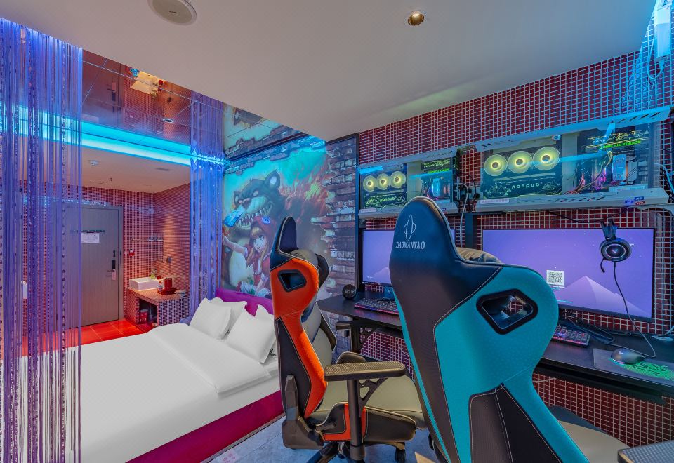 판다 호텔의 깔끔한 객실