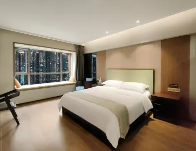 Homeinn Pebble Hotel (Chengdu Global Center New Exhibition Dayuan Subway Station) Отели в г. Чэнду
