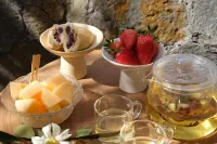 VENTO · Sunlit Golden Peak Lake View Vacation Hotel - 朝食