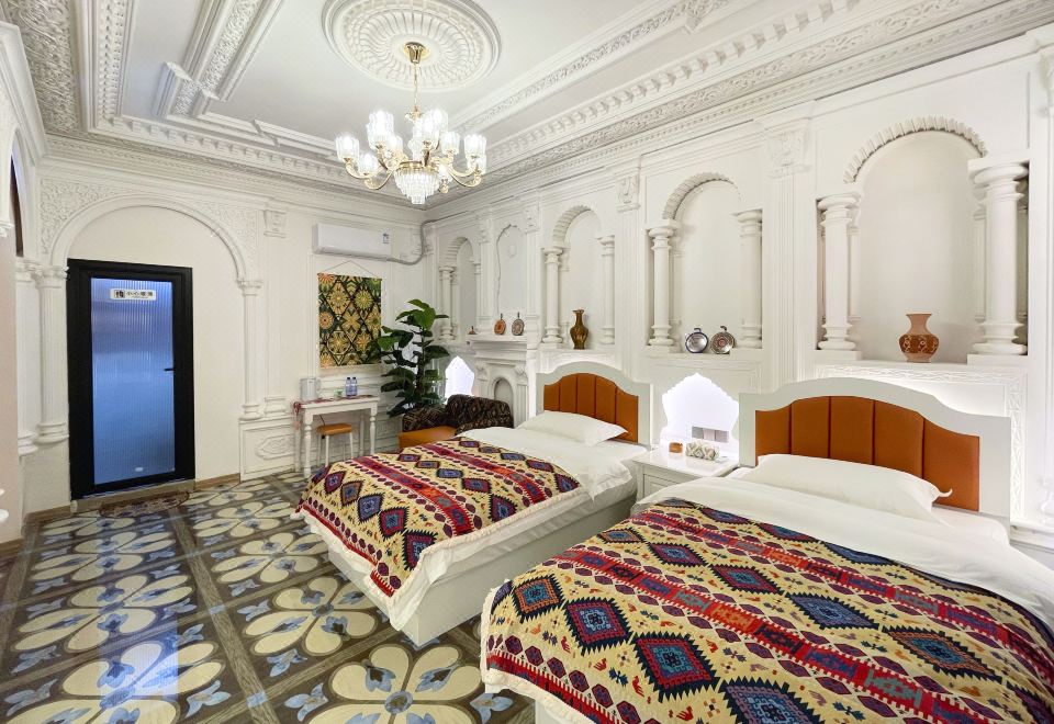 Happiness Travel Homestay의 공용 공간 및 주방 사진