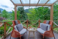 Yingjing, Ya'an. ink painting. Hot Spring Valley, Huaxi District Hotels in Yingjing