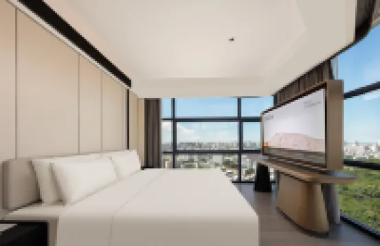 海口萬國大都會騎樓老街亞朵酒店 鄰近海口南洋騎樓老街文化展示館的酒店