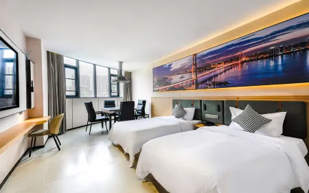 New Beacon shangju Hotel (Wuhan Gongcheng Keji Xueyuan) Отели рядом с достопримечательностью «Wuhan Institute of Engineering and Technology Teaching Building 3»