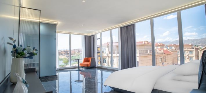 Congcong Nanian Hotel Hotele w: Powiat Linze