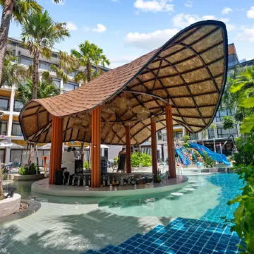 1412 Wyndham Gardens Elegant Pool Condo Отели рядом с достопримечательностью «Пляж Наитхон»