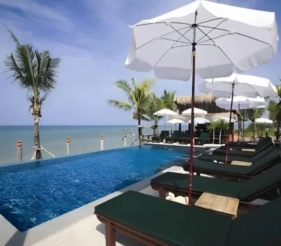 ห้องดีลักซ์สำหรับครอบครัววิวสวน