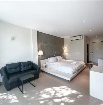 ห้องดีลักซ์ เตียงใหญ่ 1 เตียง