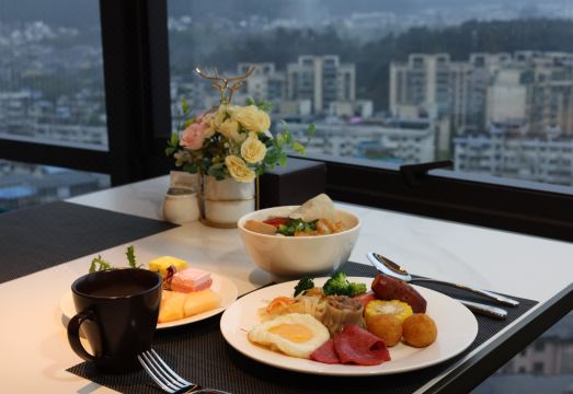 조식 뷔페 전경