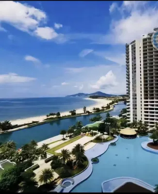海陵島海耀度假公寓（敏捷黃金海岸店） - 無邊際泳池