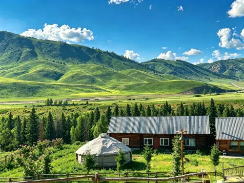 Linpan · Cloud | Yunbian Mountain Lodge (Habahe Tierenketi) - Airport Shuttle