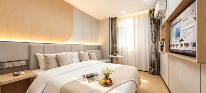 Jibai Hotel (Xiamen Zhongshan Road Pedestrian Street Bashi) Hotele w: Xiamen