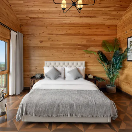 Modenge | Volcano Grassland · Hillside Scenic View | Modern Go Luxury Wilderness Hotel