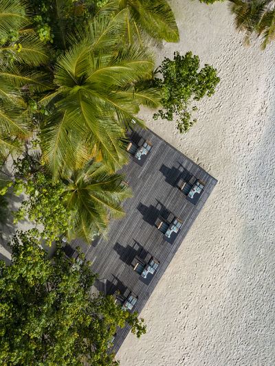 レストラン アンサナ イフル モルディブの写真