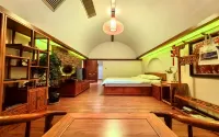 Junggar Yellow River Grand Canyon Embedded Riverview Kiln Cave Homestay Hotels in Jung-Gar-Banner