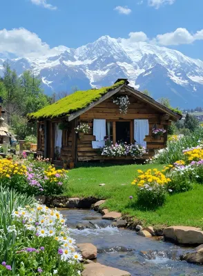 Xinyue·Mid villa Designer Homestay with Snow Mountain View (Dashuiche Store in the Ancient Town)