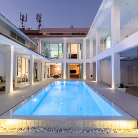 White Pool Villa