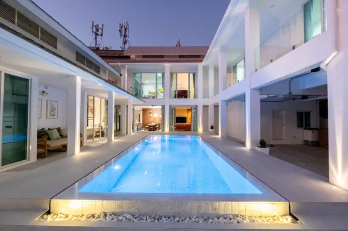 White Pool Villa
