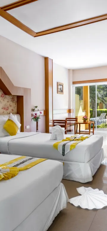 ซูพีเรียเตียงแฝด วิวสระน้ำ