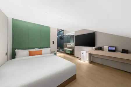 BOVA VALU Hotel(Xi'an Datang Night City Dayan Pagoda Subway Station Store） Отели рядом с достопримечательностью «Big Wild Goose Pagoda»