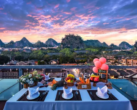 GangShe Rooftop View Hotel l (Guilin Two Rivers And Four Lakes Elephant Trunk Hill) Hotels in Guilin