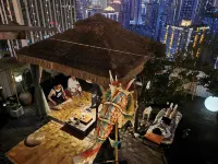 Four rooftop garden youth hostels