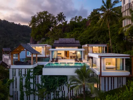 Samui Privacy Modern Luxury Seaview Natural Rainforest Infinity Pool Villa Отели рядом с достопримечательностью «Guan-Yu Koh Samui Shrine»