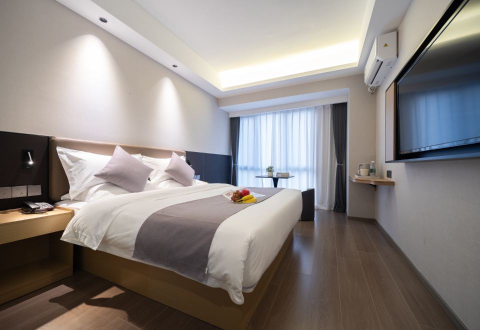 위위에리즈 호텔의 안락한 침구 세팅