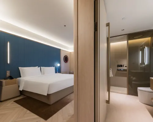 Beijing Houshayu New International Exhibition Center Crystal Orange Hotel Kamar Photos