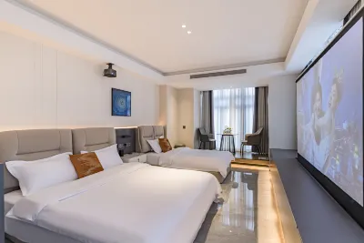 Jingxu Design Hotel (Beijing Chang'an Avenue Shang'an Metro Station Branch) Hotels near New Shougang Bridge