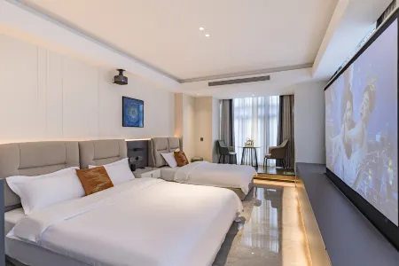 Jingxu Design Hotel (Beijing Chang'an Avenue Shang'an Metro Station Branch) Отели рядом с достопримечательностью «Nangong Parrot Park»