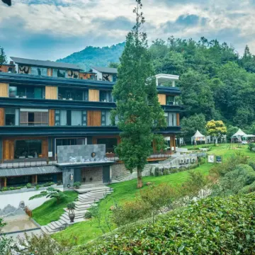 Qingchengdao Chashanfang Tea Culture Private Hot Spring Homestay Hotels near Mount Qingcheng