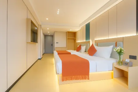 Chengfeng Zhixiang Inn (Foshan West Railway Station, Luocun, Airport Branch) Отели рядом с достопримечательностью «Foshan Nanhai Shishanzhen Library»