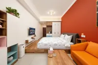 Blueberry chain hotel apartment (Linyi people's Square) - balcon