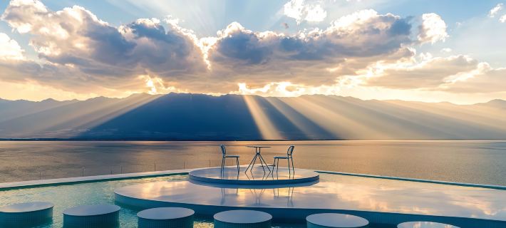 Aihai Mianguangli | Floating - All-Sea-View Light Residence (Hui Dong Xunliao Bay Sea World Store) Отели в г. Хуэйдун